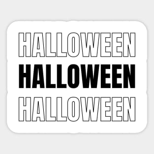 Simple Halloween Costume Idea. Halloween Gift Idea Sticker